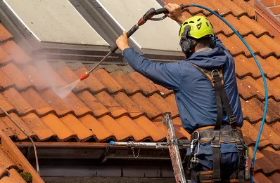 Démoussage et hydrofuge de toiture à Montreuil-Poulay